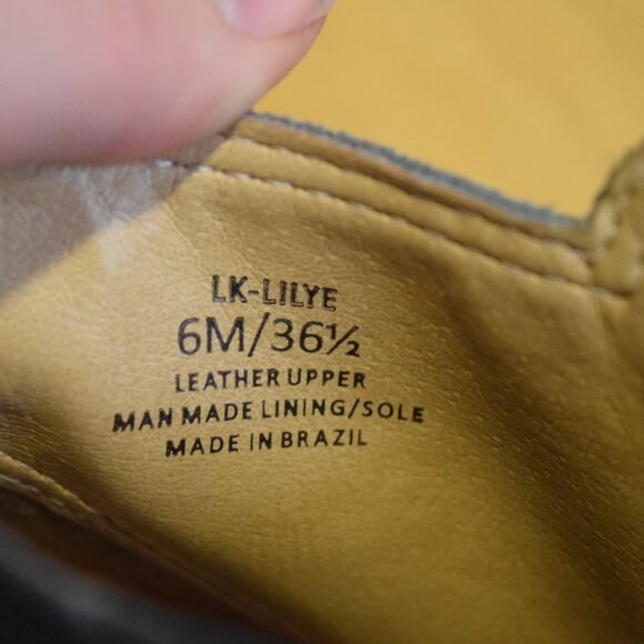 Lucky Brand Ankle Boots Gray Suede Womens Size 6 Used Chunky Heel "LK-LILYE" - Picture 3 of 11